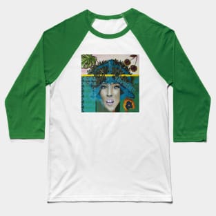 Rasta Reggae Rastafari Girl with Dreadlocks ( rocksteady / rastaman / dub music ) Baseball T-Shirt